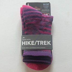 "Darn Tough Vermont" Merino Wool Hike/Trek  Crew Socks, Size Medium